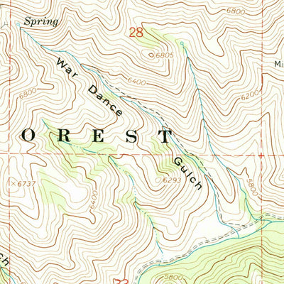 United States Geological Survey Mahoney Butte, ID (1967, 24000-Scale) digital map