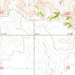 United States Geological Survey Mahto NW, SD-ND (1966, 24000-Scale) digital map