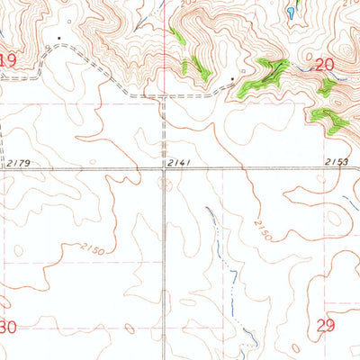 United States Geological Survey Mahto NW, SD-ND (1966, 24000-Scale) digital map