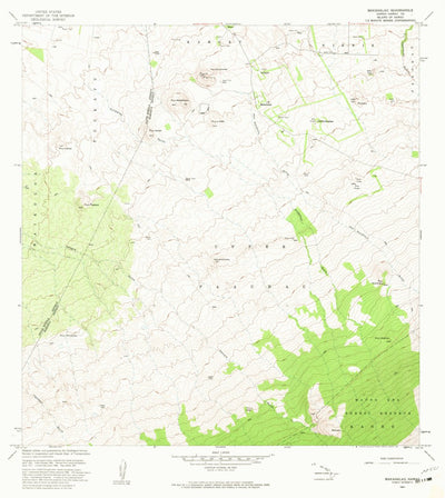 United States Geological Survey Mahukona, HI (1981, 24000-Scale) digital map
