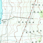 United States Geological Survey Mahukona, HI (1995, 24000-Scale) digital map