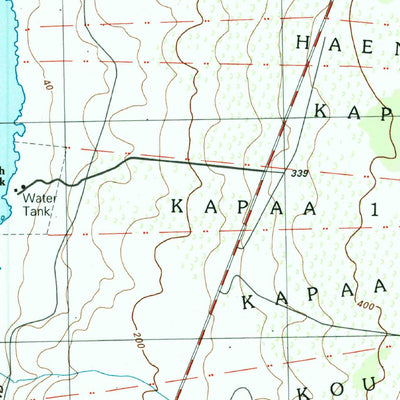 United States Geological Survey Mahukona, HI (1995, 24000-Scale) digital map