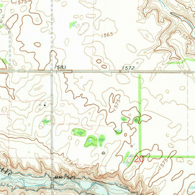 United States Geological Survey Maida, ND (1967, 24000-Scale) digital map
