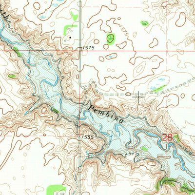 United States Geological Survey Maida, ND (1967, 24000-Scale) digital map