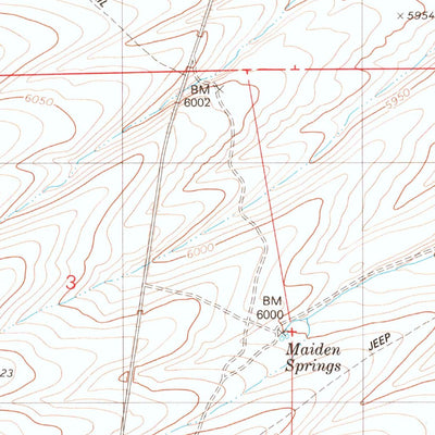 United States Geological Survey Maiden Butte, NV (1980, 24000-Scale) digital map
