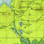 United States Geological Survey Maiden Peak, OR (1930, 125000-Scale) digital map