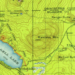United States Geological Survey Maiden Peak, OR (1930, 125000-Scale) digital map