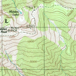 United States Geological Survey Maiden Peak, WA (1990, 24000-Scale) digital map