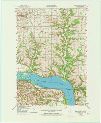 United States Geological Survey Maiden Rock, WI-MN (1950, 62500-Scale) digital map