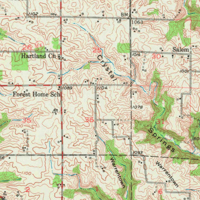 United States Geological Survey Maiden Rock, WI-MN (1950, 62500-Scale) digital map