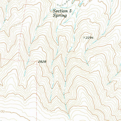 United States Geological Survey Maiden Spring, WA (1974, 24000-Scale) digital map