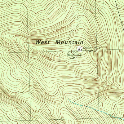 United States Geological Survey Maidstone Lake, VT-NH (1988, 24000-Scale) digital map