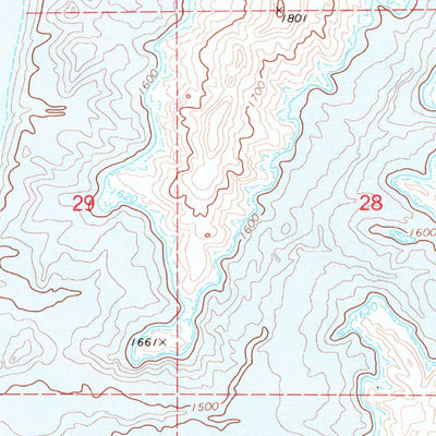 United States Geological Survey Mail Shack Creek, SD (1973, 24000-Scale) digital map