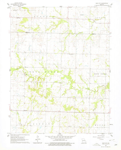 United States Geological Survey Main City, MO (1961, 24000-Scale) digital map