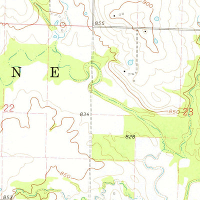 United States Geological Survey Main City, MO (1961, 24000-Scale) digital map