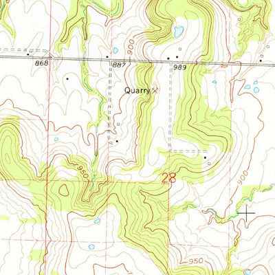 United States Geological Survey Main City, MO (1961, 24000-Scale) digital map
