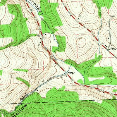 United States Geological Survey Maine, NY (1956, 24000-Scale) digital map