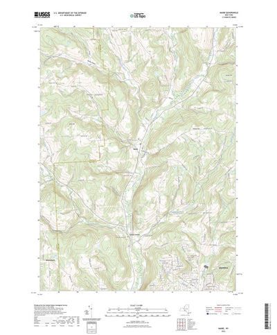 United States Geological Survey Maine, NY (2023, 24000-Scale) digital map