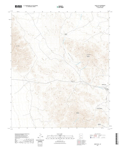 United States Geological Survey Maish Vaya, AZ (2021, 24000-Scale) digital map