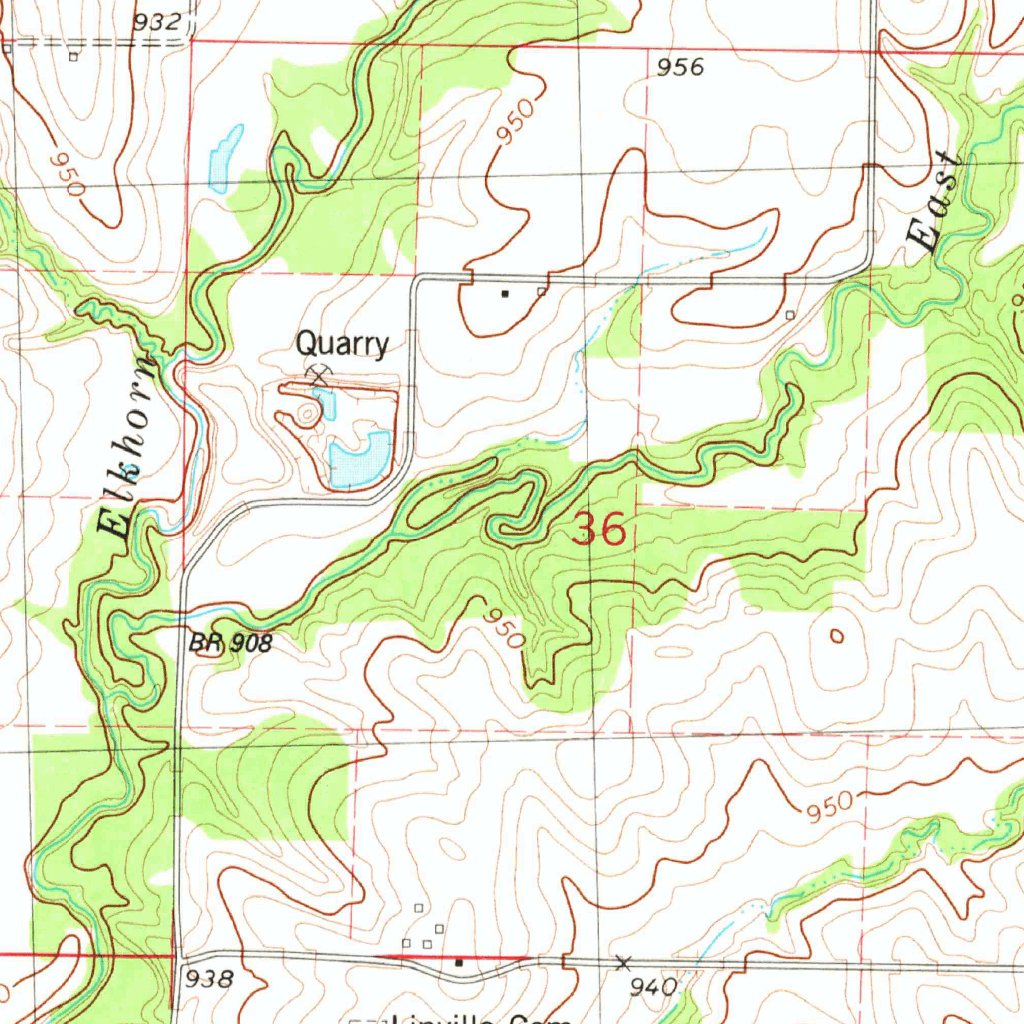 Maitland, MO (1981, 24000Scale) Map by United States Geological Survey Avenza Maps