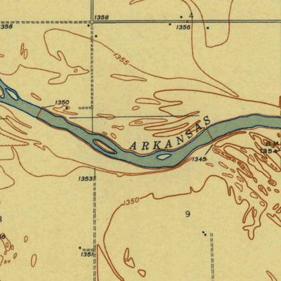 United States Geological Survey Maize, KS (1941, 31680-Scale) digital map