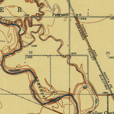 United States Geological Survey Maize, KS (1941, 31680-Scale) digital map