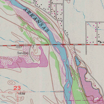 United States Geological Survey Maize, KS (1961, 24000-Scale) digital map