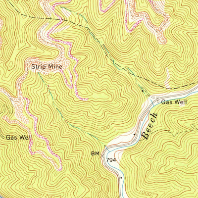United States Geological Survey Majestic, KY-WV-VA (1964, 24000-Scale) digital map