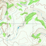 United States Geological Survey Major Peak, TX (1980, 24000-Scale) digital map