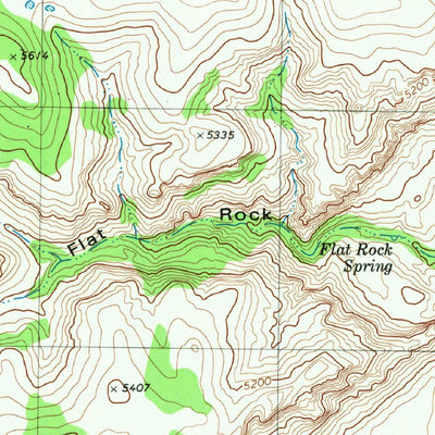 United States Geological Survey Major Peak, TX (1980, 24000-Scale) digital map
