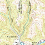 United States Geological Survey Majorsville, WV-PA (1959, 24000-Scale) digital map