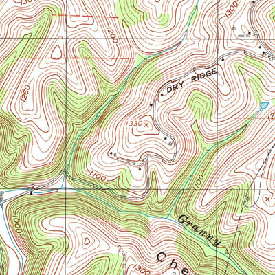 United States Geological Survey Majorsville, WV-PA (1997, 24000-Scale) digital map