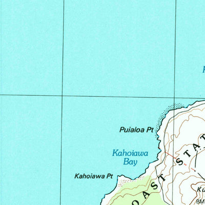 United States Geological Survey Makalawena, HI (1996, 24000-Scale) digital map