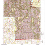 United States Geological Survey Makanda, IL (1996, 24000-Scale) digital map