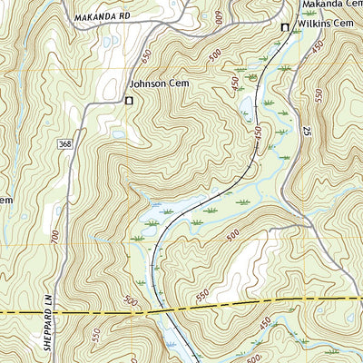 United States Geological Survey Makanda, IL (2021, 24000-Scale) digital map