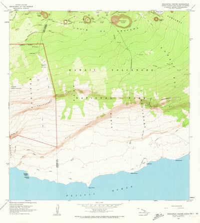 United States Geological Survey Makaopuhi Crater, HI (1963, 24000-Scale) digital map