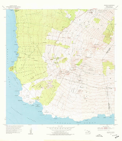 United States Geological Survey Makena, HI (1954, 24000-Scale) digital map