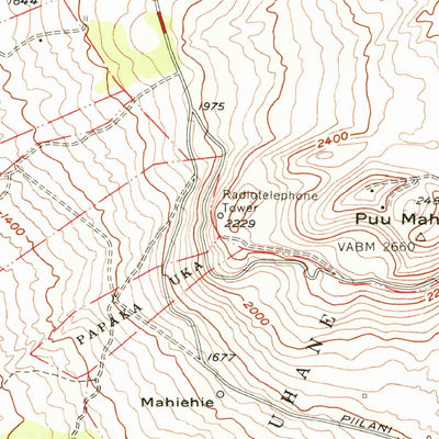 United States Geological Survey Makena, HI (1954, 24000-Scale) digital map