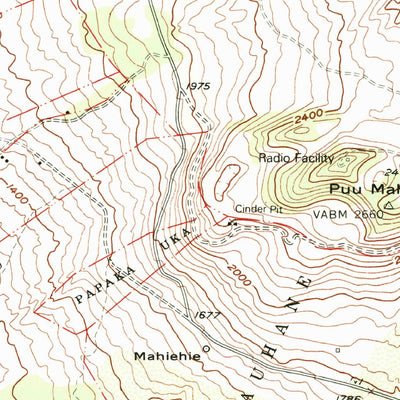 United States Geological Survey Makena, HI (1983, 24000-Scale) digital map