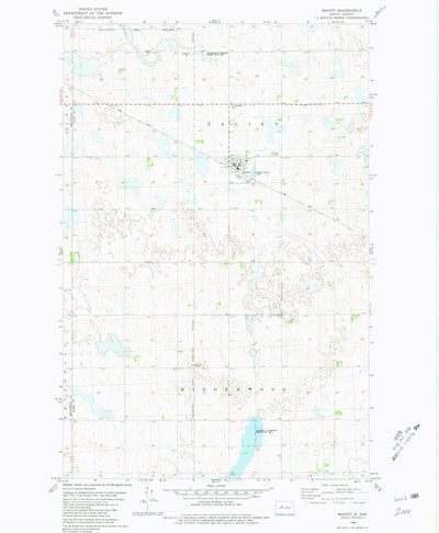 United States Geological Survey Makoti, ND (1980, 24000-Scale) digital map
