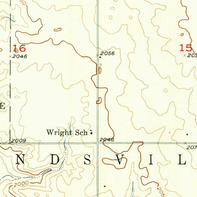 United States Geological Survey Makoti SW, ND (1956, 24000-Scale) digital map