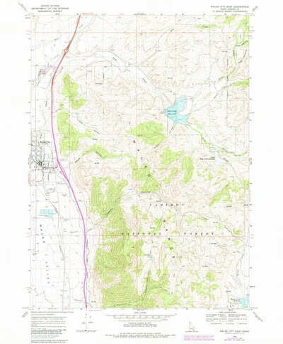 United States Geological Survey Malad City East, ID (1968, 24000-Scale) digital map