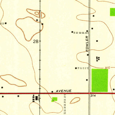 United States Geological Survey Malaga, CA (1946, 24000-Scale) digital map