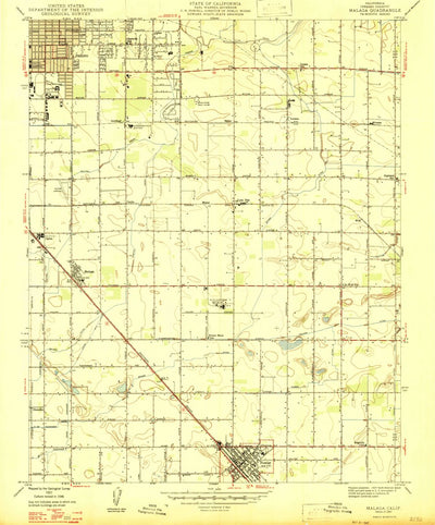 United States Geological Survey Malaga, CA (1947, 24000-Scale) digital map