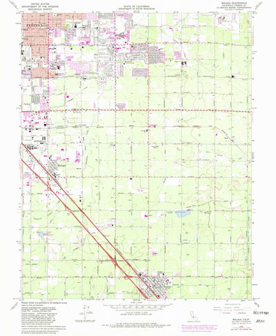 United States Geological Survey Malaga, CA (1964, 24000-Scale) digital map