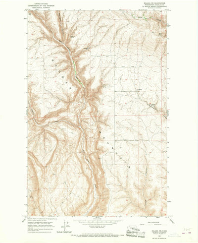 United States Geological Survey Malaga NE, WA (1966, 24000-Scale) digital map