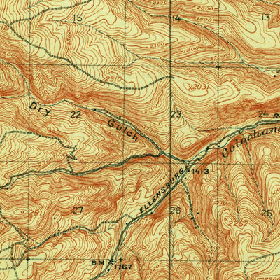 United States Geological Survey Malaga, WA (1914, 62500-Scale) digital map