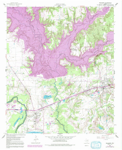 United States Geological Survey Malakoff, TX (1960, 24000-Scale) digital map
