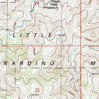 United States Geological Survey Malapai Hill, CA (1988, 24000-Scale) digital map
