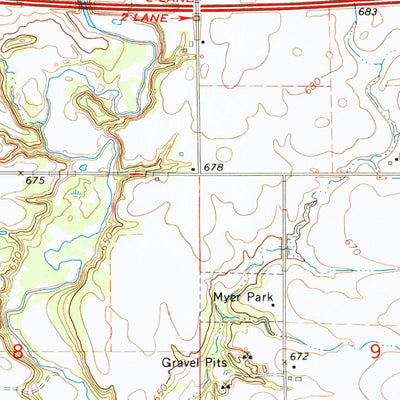 United States Geological Survey Malden, IL (1966, 24000-Scale) digital map